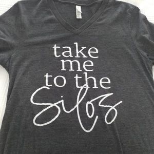Take me to the silos farmhouse tee